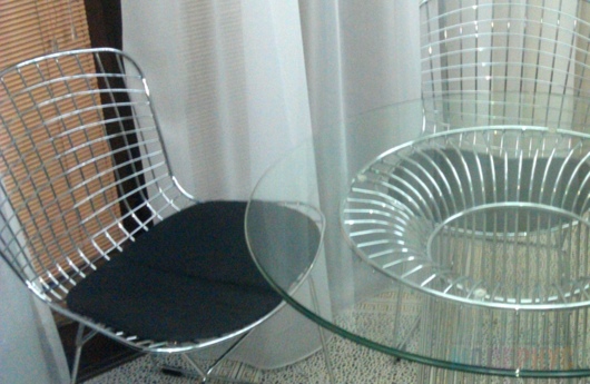 Стул Wire Side и стол Platner у Ларисы (Белгород), фото 2