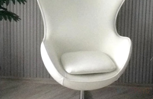 Два дизайнерских кресла Egg Chair в экокоже для Егора Горячова (Тула), фото 2