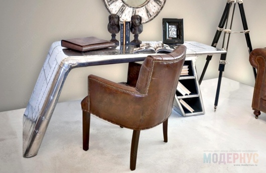 Реплики знаменитого дизайнерского стола из металла и кресла, фото 7
