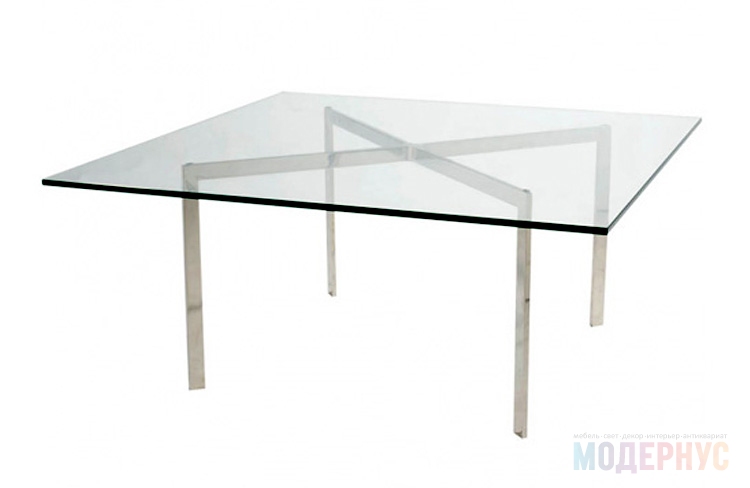 дизайнерский стол Barcelona модель от Ludwig Mies van der Rohe, фото 1