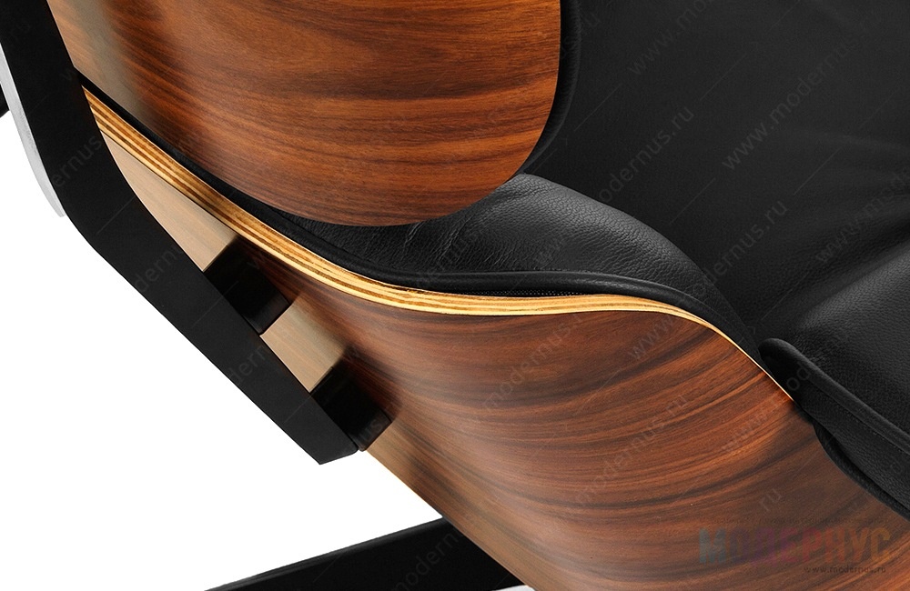 дизайнерское кресло Lounge and Ottoman модель от Charles & Ray Eames, фото 6