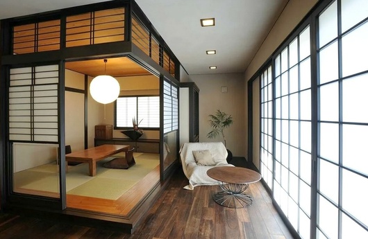 дизайн интерьера в японском стиле, фото 8