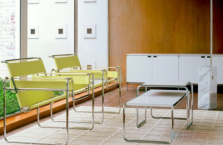 дизайнерский стол Laccio Table модель от Marcel Breuer, фото 4