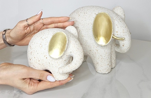 статуэтка слона Golden Ear модель Модернус фото 3