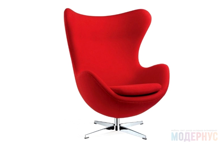 дизайнерское кресло Baby Egg Chair модель от Arne Jacobsen, фото 4