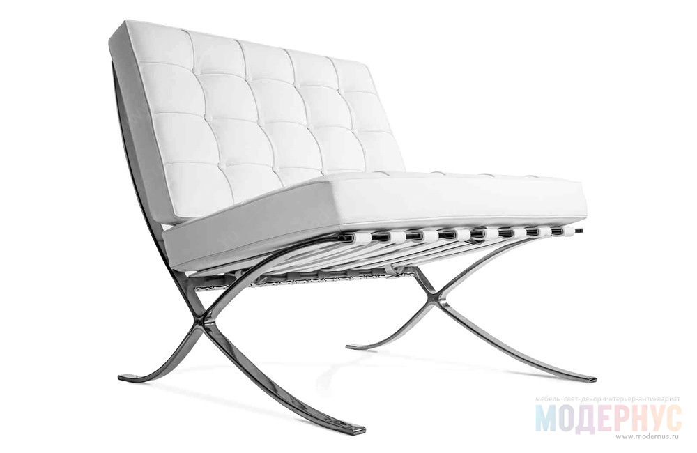 дизайнерское кресло Barcelona модель от Ludwig Mies van der Rohe, фото 5