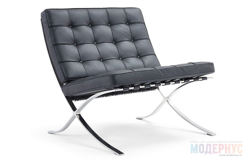 дизайнерское кресло Barcelona модель от Ludwig Mies van der Rohe, фото 1
