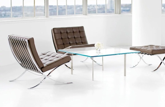 офисное кресло Barcelona модель Ludwig Mies van der Rohe фото 8