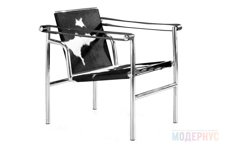 дизайнерское кресло Basculant модель от Le Corbusier в интерьере, фото 1