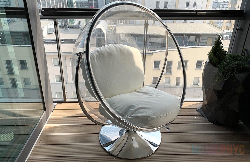 дизайнерское кресло Bubble Base модель от Eero Aarnio, фото 4