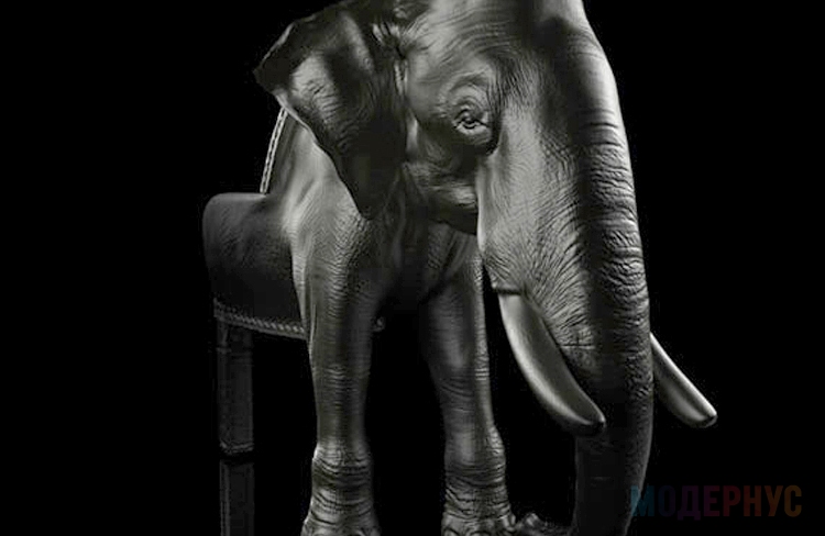 дизайнерское кресло Elephant модель от Maximo Riera, фото 5
