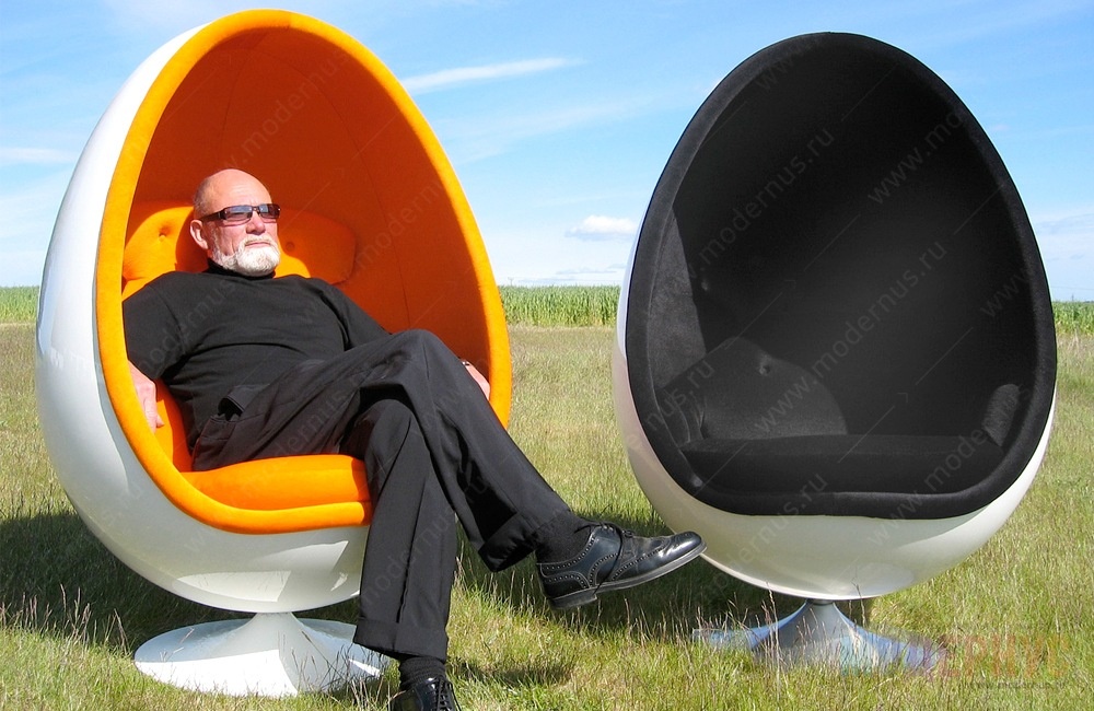 дизайнерское кресло Ovalia Egg Chair модель от Henrik Thor-Larsen, фото 8
