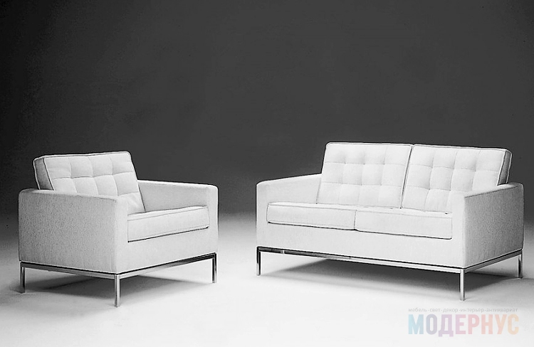 дизайнерское кресло Knoll модель от Florence Knoll в интерьере, фото 3