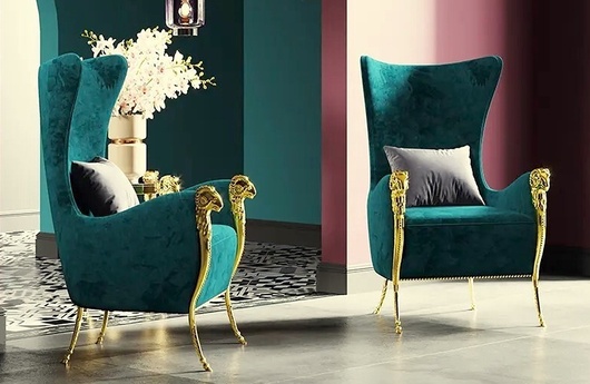 кресло для дома Emerald Wingback модель Модернус фото 4