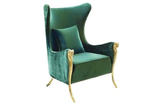 кресло для дома Emerald Wingback