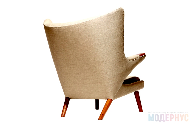 дизайнерское кресло Papa Bear модель от Hans Wegner в интерьере, фото 4