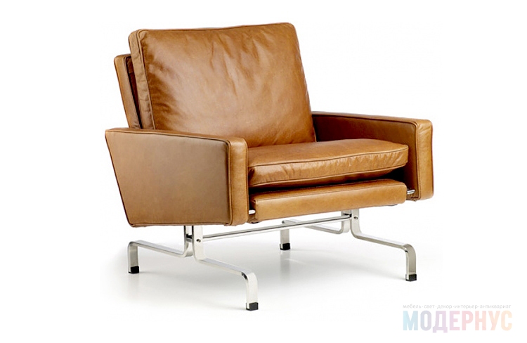 дизайнерское кресло PK31 модель от Poul Kjaerholm в интерьере, фото 1