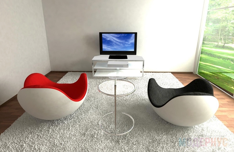 дизайнерское кресло Placentero Lounge модель от Diego Battista (Batti) в интерьере, фото 4