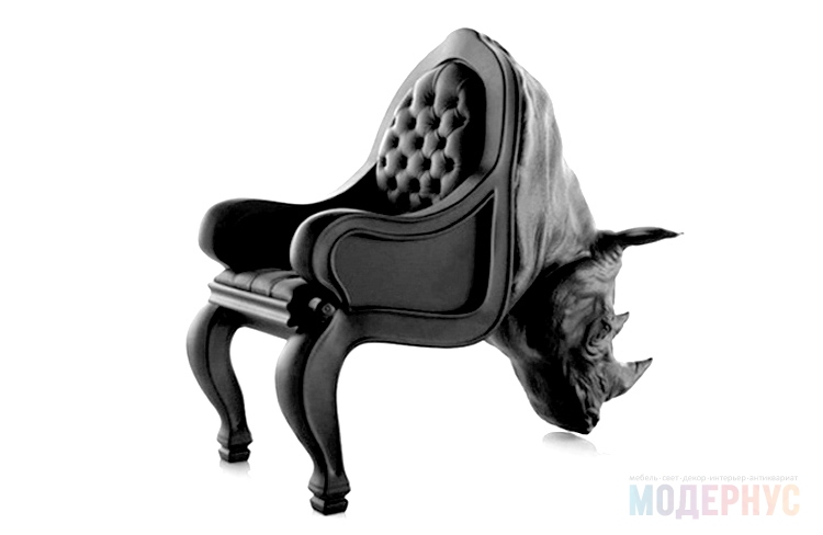 дизайнерское кресло Rhino модель от Maximo Riera, фото 2