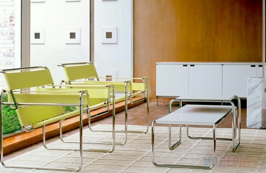 офисное кресло Wassily Chair модель Marcel Breuer фото 5