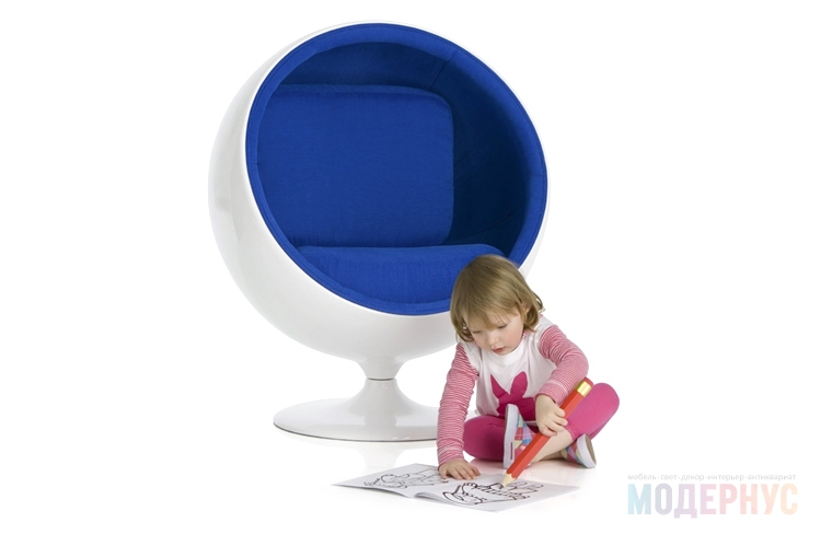 дизайнерское кресло Ball Kids Chair модель от Eero Aarnio, фото 1