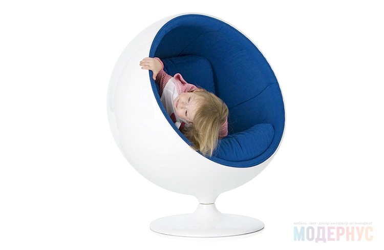 дизайнерское кресло Ball Kids Chair модель от Eero Aarnio, фото 2