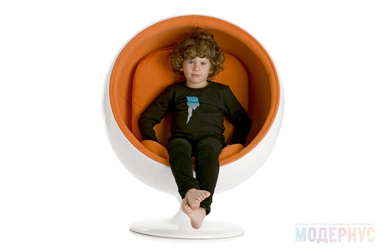 дизайнерское кресло Ball Kids Chair модель от Eero Aarnio, фото 3