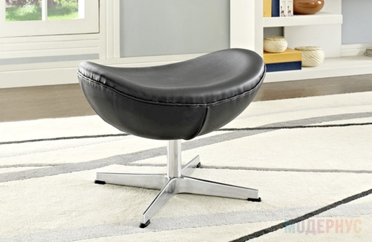 оттоманка для кресла Egg (Яйцо) модель Arne Jacobsen фото 4