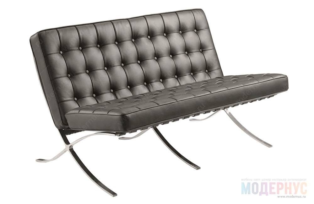 дизайнерский диван Barcelona модель от Ludwig Mies van der Rohe, фото 2