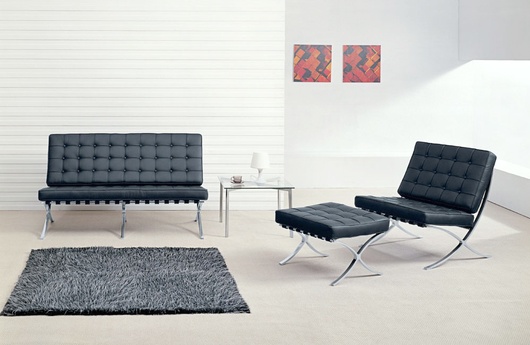 двухместный диван Barcelona модель Ludwig Mies van der Rohe фото 7