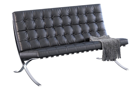 двухместный диван Barcelona модель Ludwig Mies van der Rohe фото 4