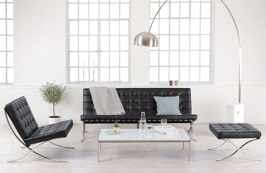 трехместный диван Barcelona модель Ludwig Mies van der Rohe фото 8