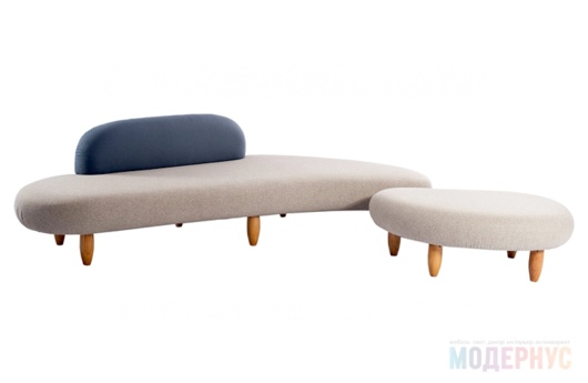 трехместный диван Noguchi Style Sofa