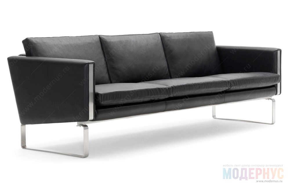 дизайнерский диван CH103 Sofa модель от Hans Wegner в интерьере, фото 2