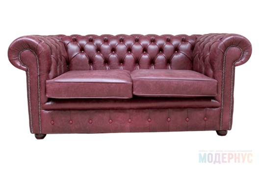 двухместный диван Chesterfield модель Piero Lissoni фото 2