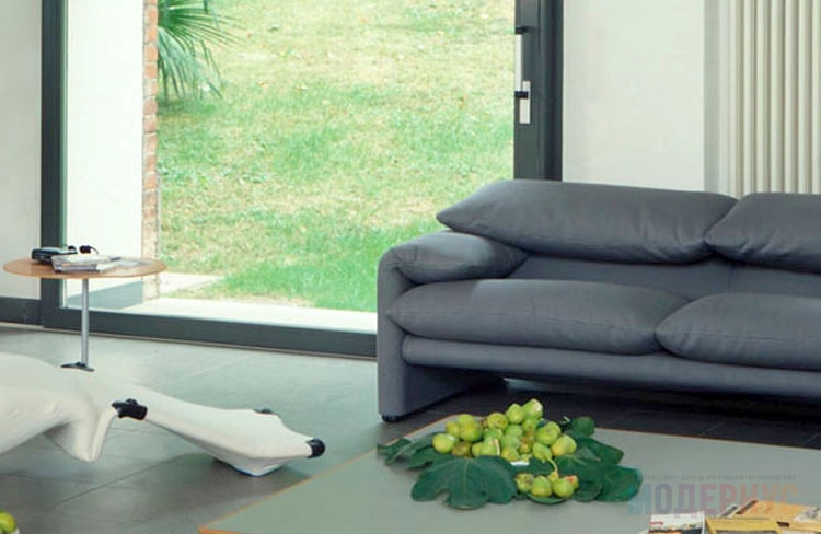 дизайнерский диван Maralunga модель от Vico Magistretti, фото 4