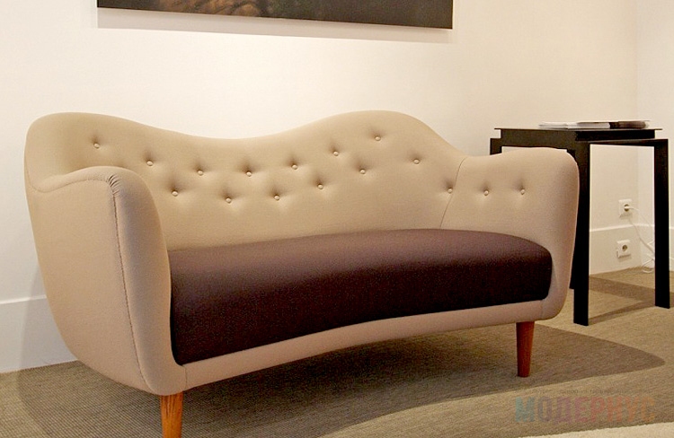 дизайнерский диван Model 4600 модель от Finn Juhl в интерьере, фото 3
