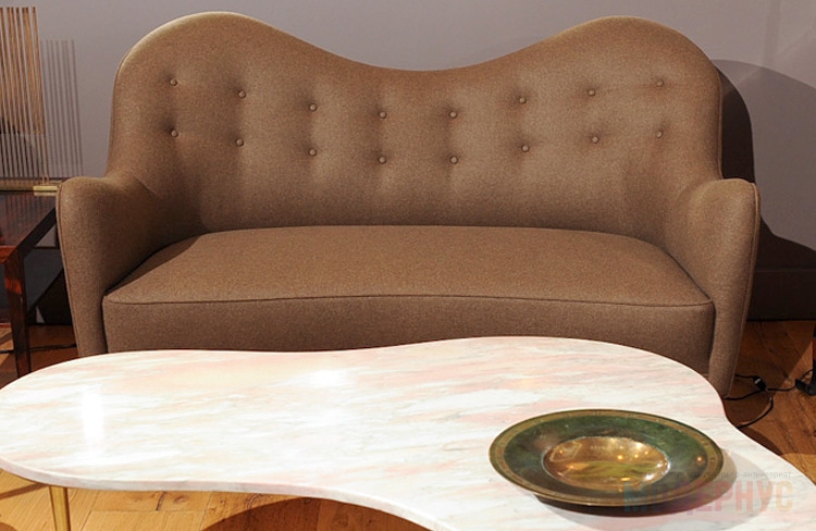 дизайнерский диван Model 4600 модель от Finn Juhl в интерьере, фото 4