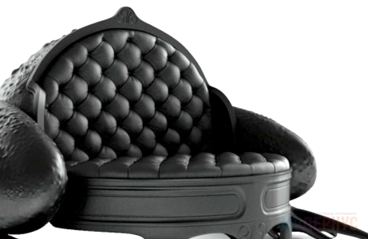 дизайнерский диван Toad модель от Maximo Riera в интерьере, фото 5