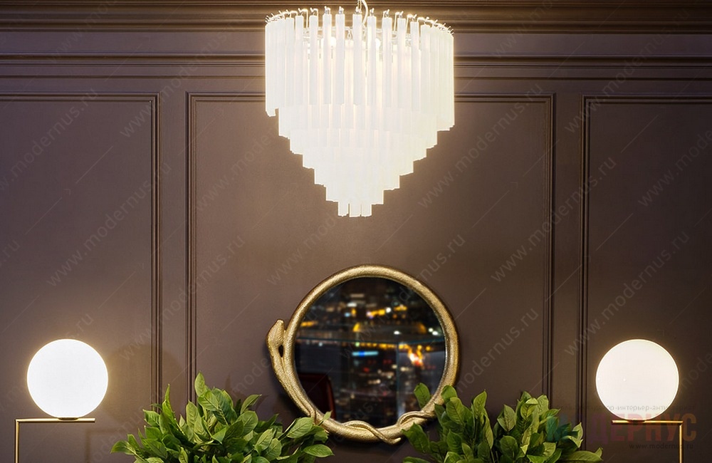 потолочная люстра Oberon в Модернус в интерьере, фото 2