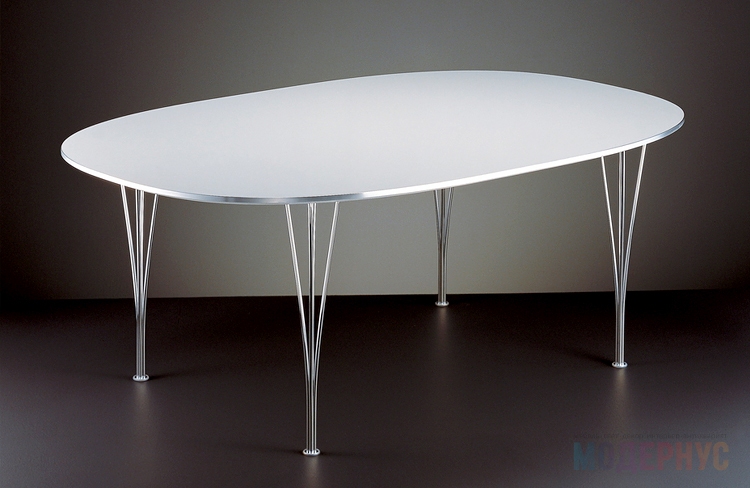 дизайнерский стол Super Elliptical модель от Arne Jacobsen, фото 5