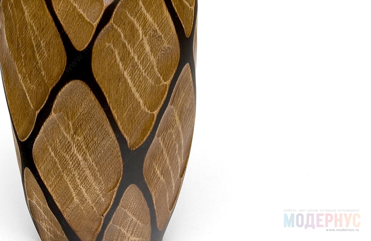 деревянная ваза Соты в магазине Модернус, фото 2