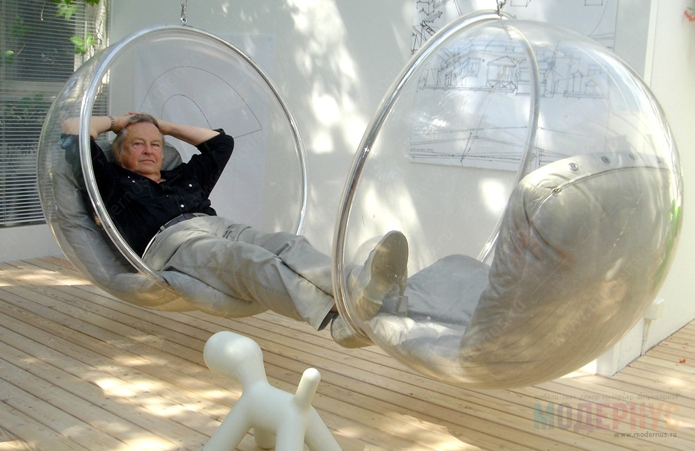 дизайнерское кресло Bubble модель от Eero Aarnio, фото 6
