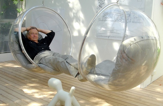 кресло подвесное Bubble модель Eero Aarnio фото 6