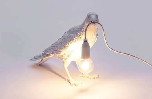 настольная лампа Bird Waiting дизайн Seletti фото 3