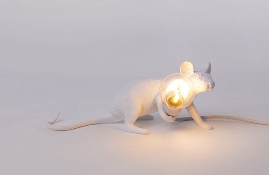настольная лампа Mouse Lyie Down дизайн Seletti фото 3