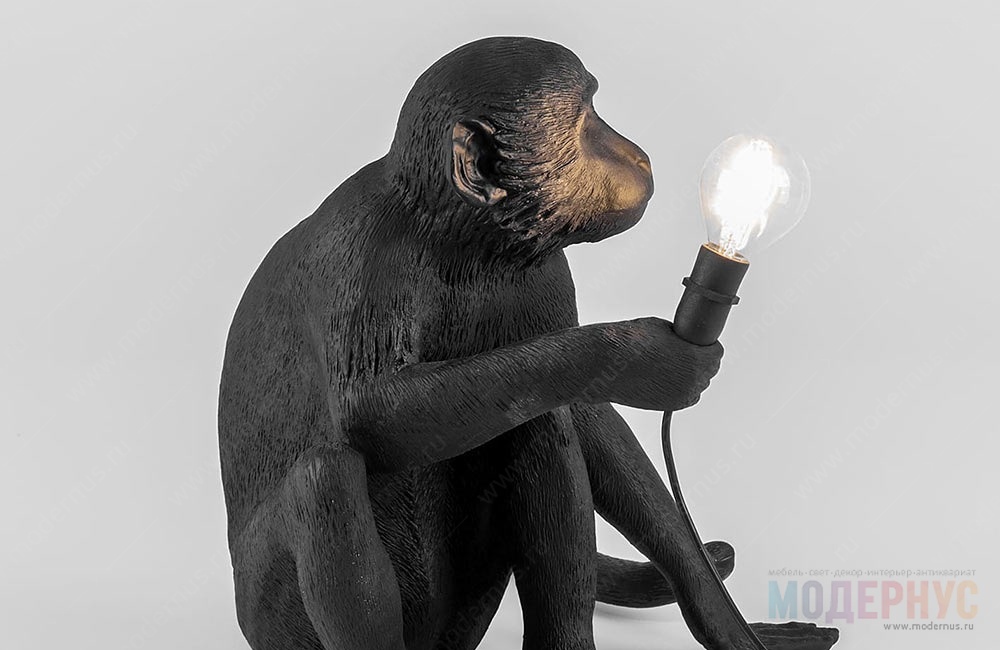 дизайнерская лампа Monkey Sitting модель от Seletti, фото 4