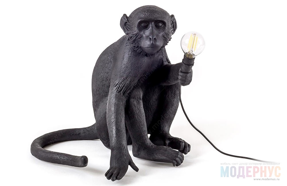 дизайнерская лампа Monkey Sitting модель от Seletti, фото 1