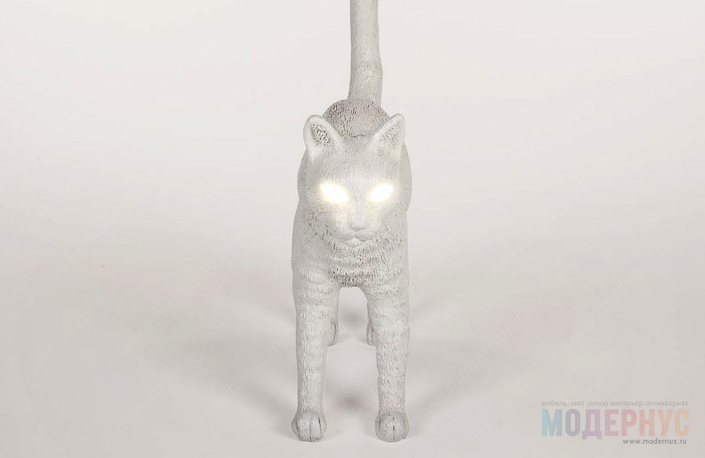 дизайнерская лампа Jobby The Cat модель от Seletti в интерьере, фото 3