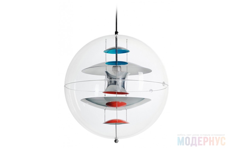 дизайнерская люстра VP Globe модель от Verner Panton, фото 2